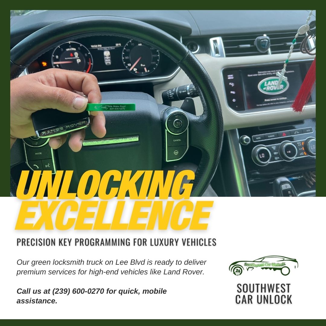 Southwest Car Unlock provides mobile car key programming services in Fort Myers and Lee County.